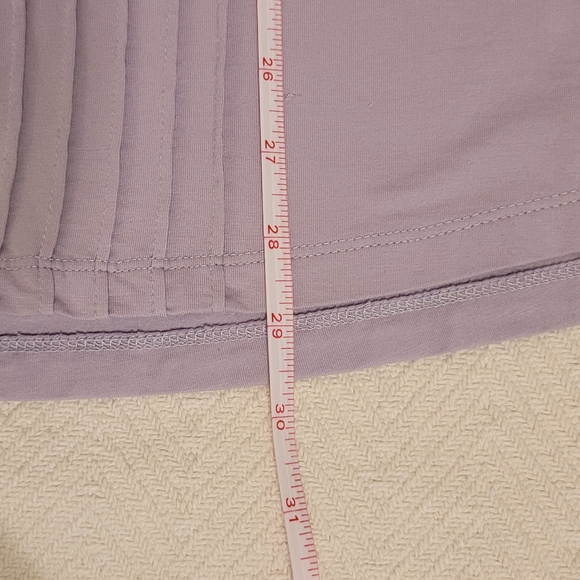 Lands' End Lavender Button-Up Long Sleeve shirt - Picture 5 of 9